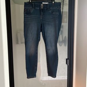 Denim skinny jeans/size14S/Torrid